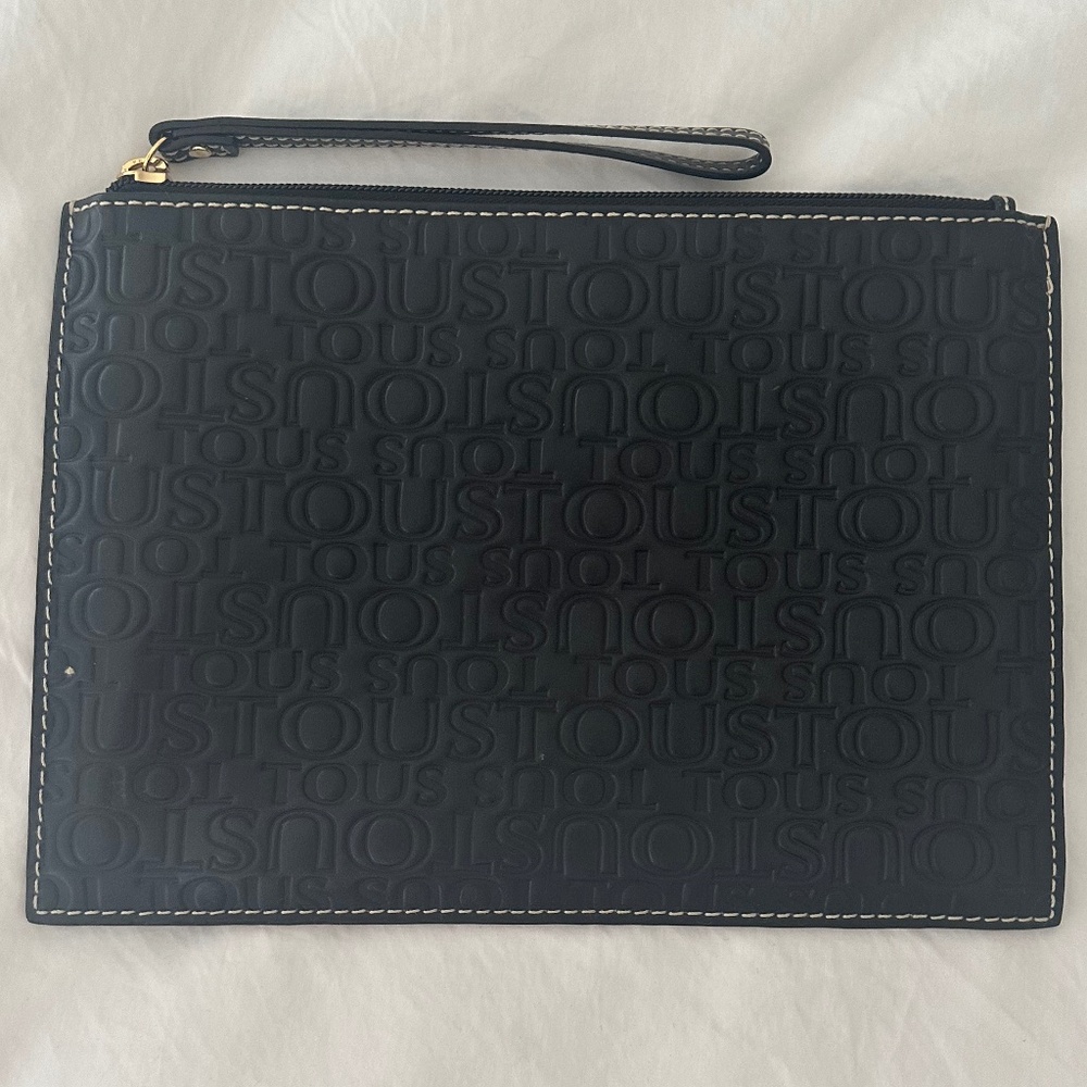 TOUS BLACK CLUTCH BAG - GREAT CONDITION